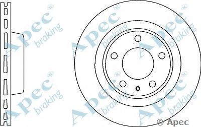 APEC BRAKING dsk3048 -  Тормозной диск
